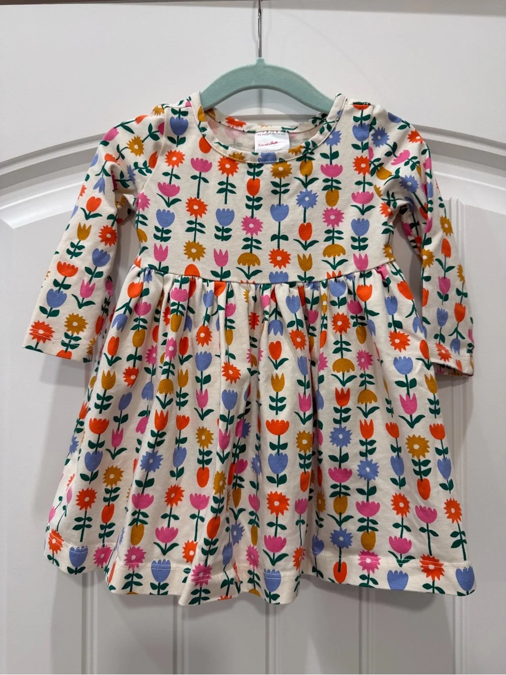 Hanna Andersson Baby Long Sleeve Skater Dress & Leggings Set Size 12-18m